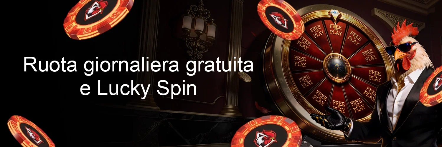 Ruota giornaliera gratuita e Lucky Spin Ruota giornaliera gratuita e Lucky Spin