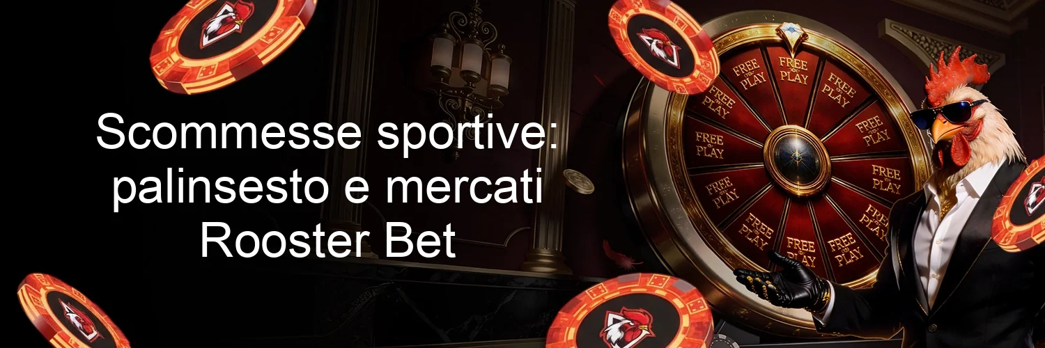 Scommesse sportive: palinsesto e mercati Rooster Bet Scommesse sportive: palinsesto e mercati Rooster Bet